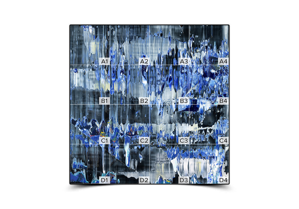 Full painting of Bluest Love created by Anna Judd for the Scales Collection.