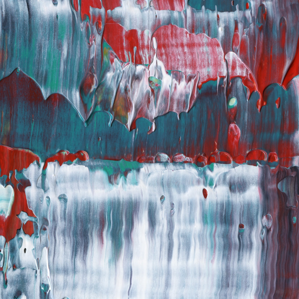 Aberrant Weather B5 is an abstract oil-on-canvas artwork, a fractal of its parent painting Aberrant Weather created by Anna Judd for the Scales Collection.