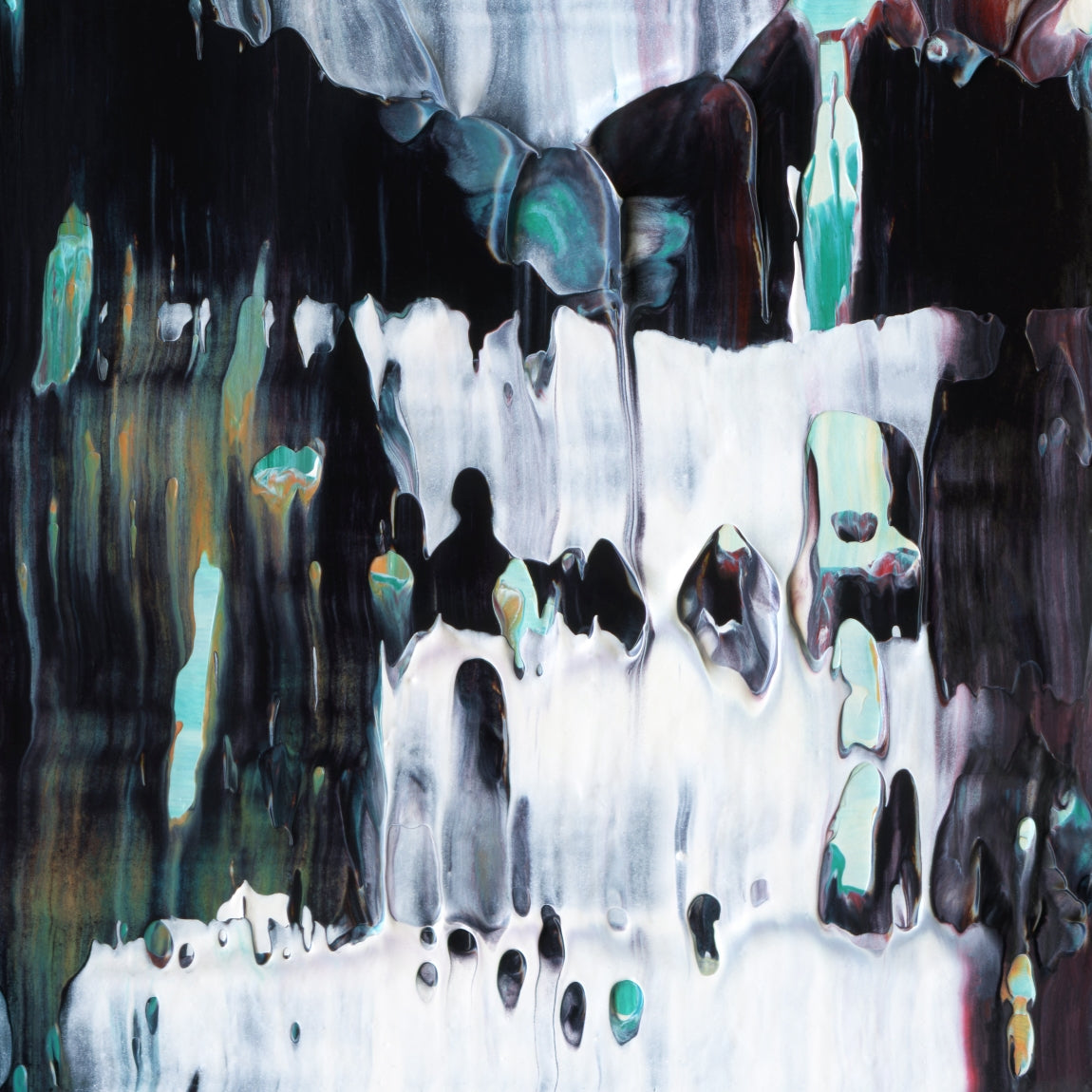 Aberrant Weather D5 is an abstract oil-on-canvas artwork, a fractal of its parent painting Aberrant Weather created by Anna Judd for the Scales Collection.