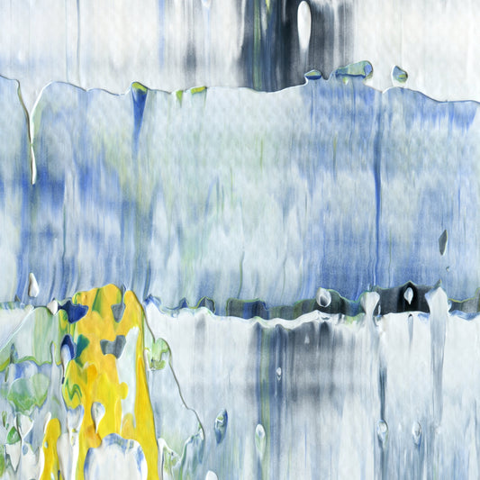 Abeyant Exhalation D3 is an abstract oil-on-canvas artwork, a fractal of its parent painting Abeyant Exhalation created by Anna Judd for the Scales Collection.