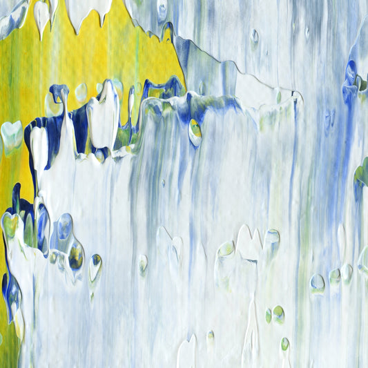 Abeyant Exhalation E3 is an abstract oil-on-canvas artwork, a fractal of its parent painting Abeyant Exhalation created by Anna Judd for the Scales Collection.