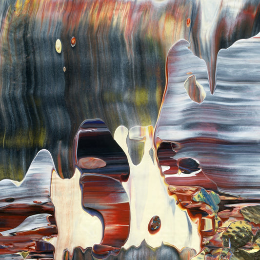 Abolition of Atman A3 is an abstract oil-on-canvas artwork, a fractal of its parent painting Abolition of Atman created by Anna Judd for the Scales Collection.