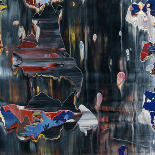 Abolition of Atman B6 is an abstract oil-on-canvas artwork, a fractal of its parent painting Abolition of Atman created by Anna Judd for the Scales Collection.