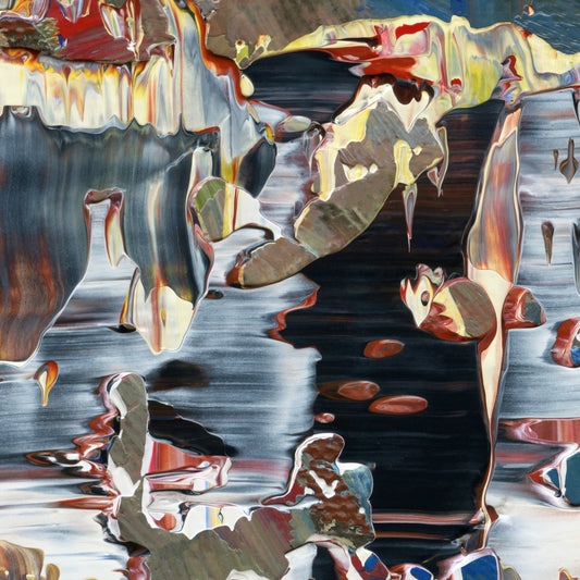 Abolition of Atman C4 is an abstract oil-on-canvas artwork, a fractal of its parent painting Abolition of Atman created by Anna Judd for the Scales Collection.