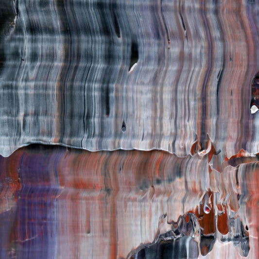 Abraham's Law A1 is an abstract oil-on-canvas artwork, a fractal of its parent painting Abraham's Law created by Anna Judd for the Scales Collection.