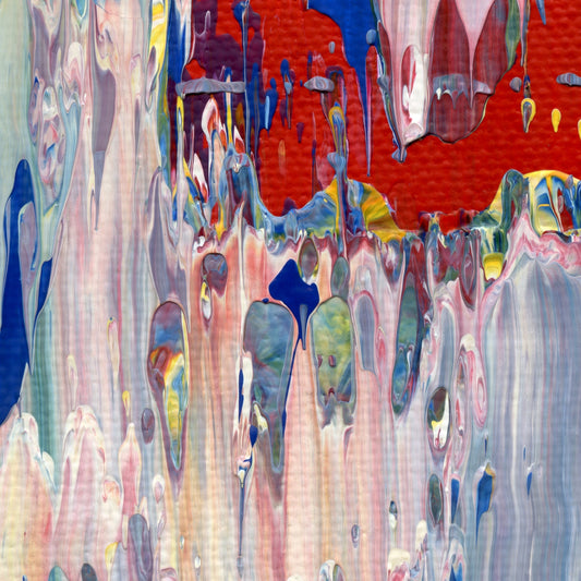 Abundant Oblivion B2 is an abstract oil-on-canvas artwork, a fractal of its parent painting Abundant Oblivion created by Anna Judd for the Scales Collection.