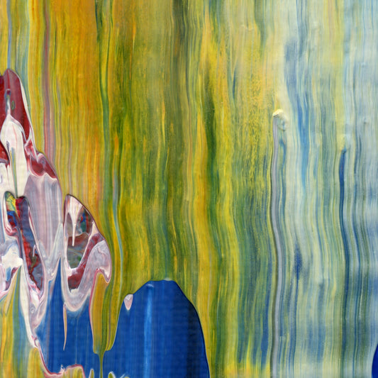 Abundant Oblivion B4 is an abstract oil-on-canvas artwork, a fractal of its parent painting Abundant Oblivion created by Anna Judd for the Scales Collection.