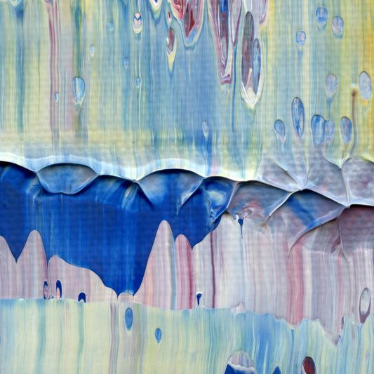 Abundant Oblivion E3 is an abstract oil-on-canvas artwork, a fractal of its parent painting Abundant Oblivion created by Anna Judd for the Scales Collection.