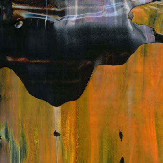 Alchemical Weapon A1 is an abstract oil-on-canvas artwork, a fractal of its parent painting Alchemical Weapon created by Anna Judd for the Scales Collection.