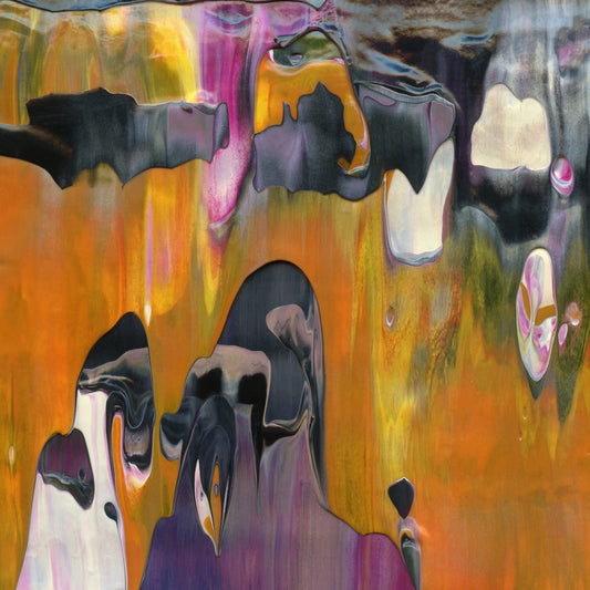 Alchemical Weapon A2 is an abstract oil-on-canvas artwork, a fractal of its parent painting Alchemical Weapon created by Anna Judd for the Scales Collection.