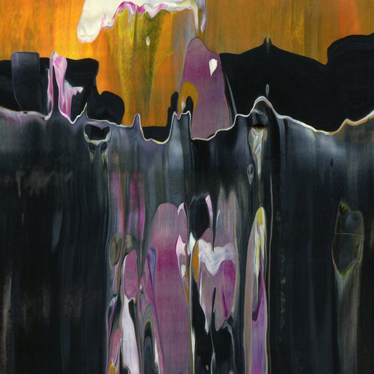 Alchemical Weapon B3 is an abstract oil-on-canvas artwork, a fractal of its parent painting Alchemical Weapon created by Anna Judd for the Scales Collection.