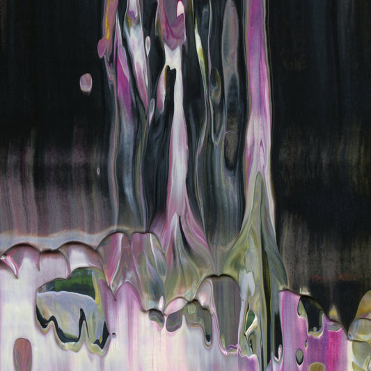 Alchemical Weapon C3 is an abstract oil-on-canvas artwork, a fractal of its parent painting Alchemical Weapon created by Anna Judd for the Scales Collection.