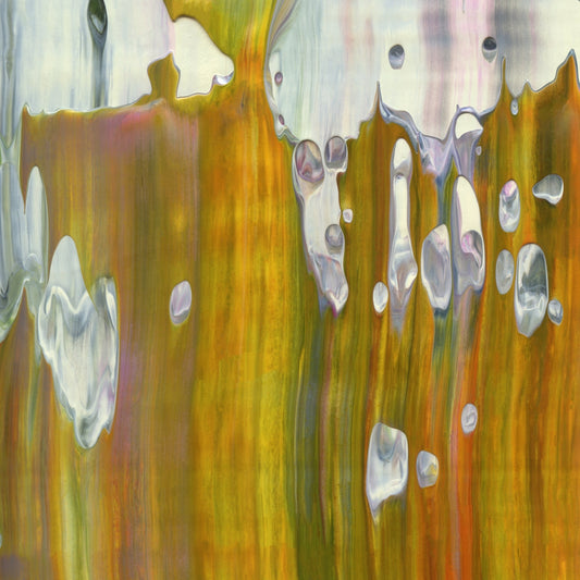 Alchemical Weapon D1 is an abstract oil-on-canvas artwork, a fractal of its parent painting Alchemical Weapon created by Anna Judd for the Scales Collection.