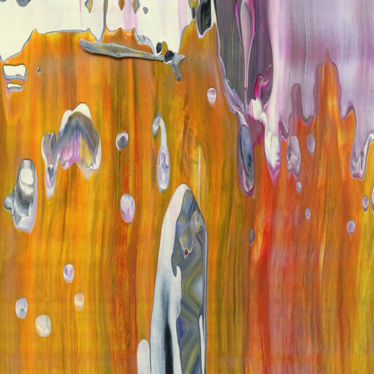 Alchemical Weapon D2 is an abstract oil-on-canvas artwork, a fractal of its parent painting Alchemical Weapon created by Anna Judd for the Scales Collection.