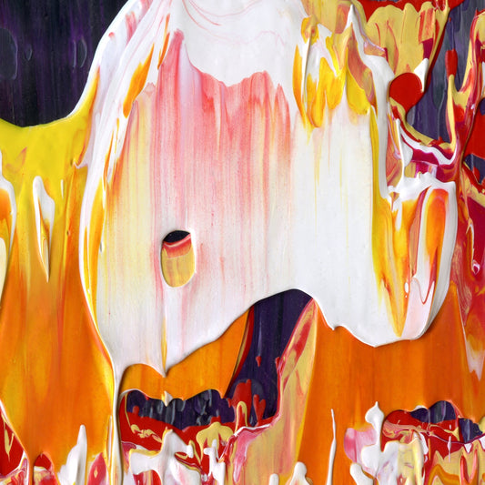 All I Wanted Was A Pepsi B3 is an abstract oil-on-canvas artwork, a fractal of its parent painting All I Wanted Was A Pepsi created by Anna Judd for the Scales Collection.