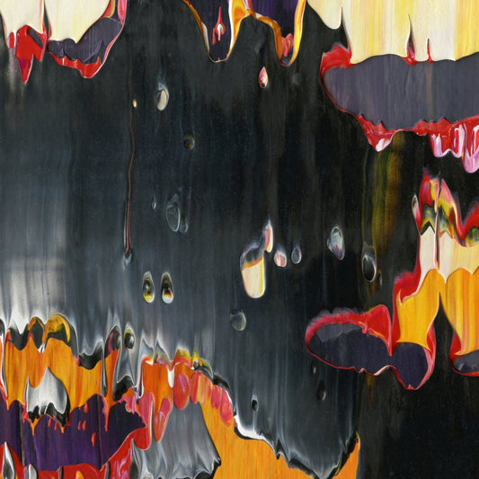 All I Wanted Was A Pepsi E3 is an abstract oil-on-canvas artwork, a fractal of its parent painting All I Wanted Was A Pepsi created by Anna Judd for the Scales Collection.