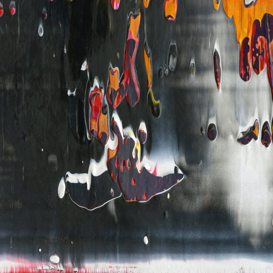 All I Wanted Was A Pepsi F2 is an abstract oil-on-canvas artwork, a fractal of its parent painting All I Wanted Was A Pepsi created by Anna Judd for the Scales Collection.