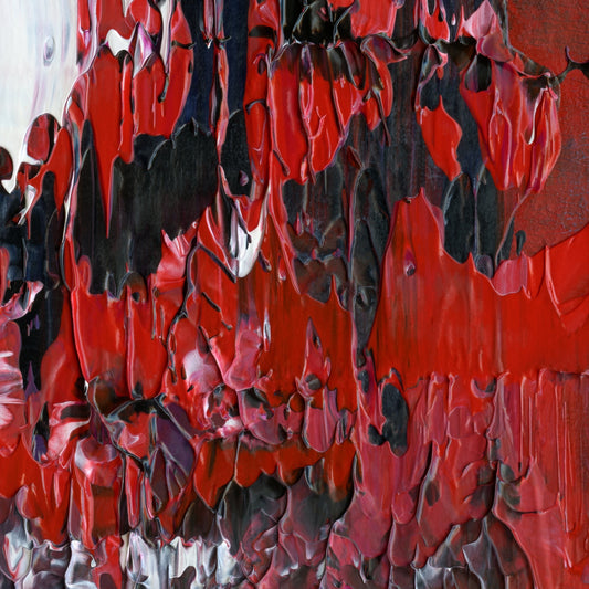 Always A Frayed Knot B4 is an abstract oil-on-canvas artwork, a fractal of its parent painting Always A Frayed Knot created by Anna Judd for the Scales Collection.