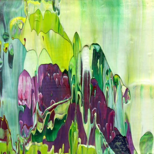 Ambivalent Penchant A3 is an abstract oil-on-canvas artwork, a fractal of its parent painting Ambivalent Penchant created by Anna Judd for the Scales Collection.