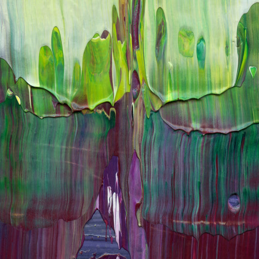 Ambivalent Penchant C3 is an abstract oil-on-canvas artwork, a fractal of its parent painting Ambivalent Penchant created by Anna Judd for the Scales Collection.