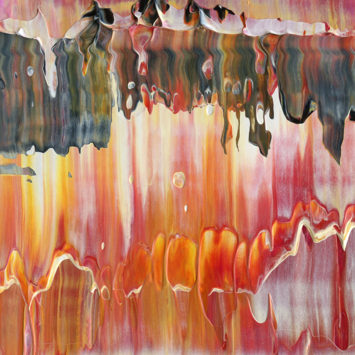 Angelic Rebellion A3 is an abstract oil-on-canvas artwork, a fractal of its parent painting Angelic Rebellion created by Anna Judd for the Scales Collection.