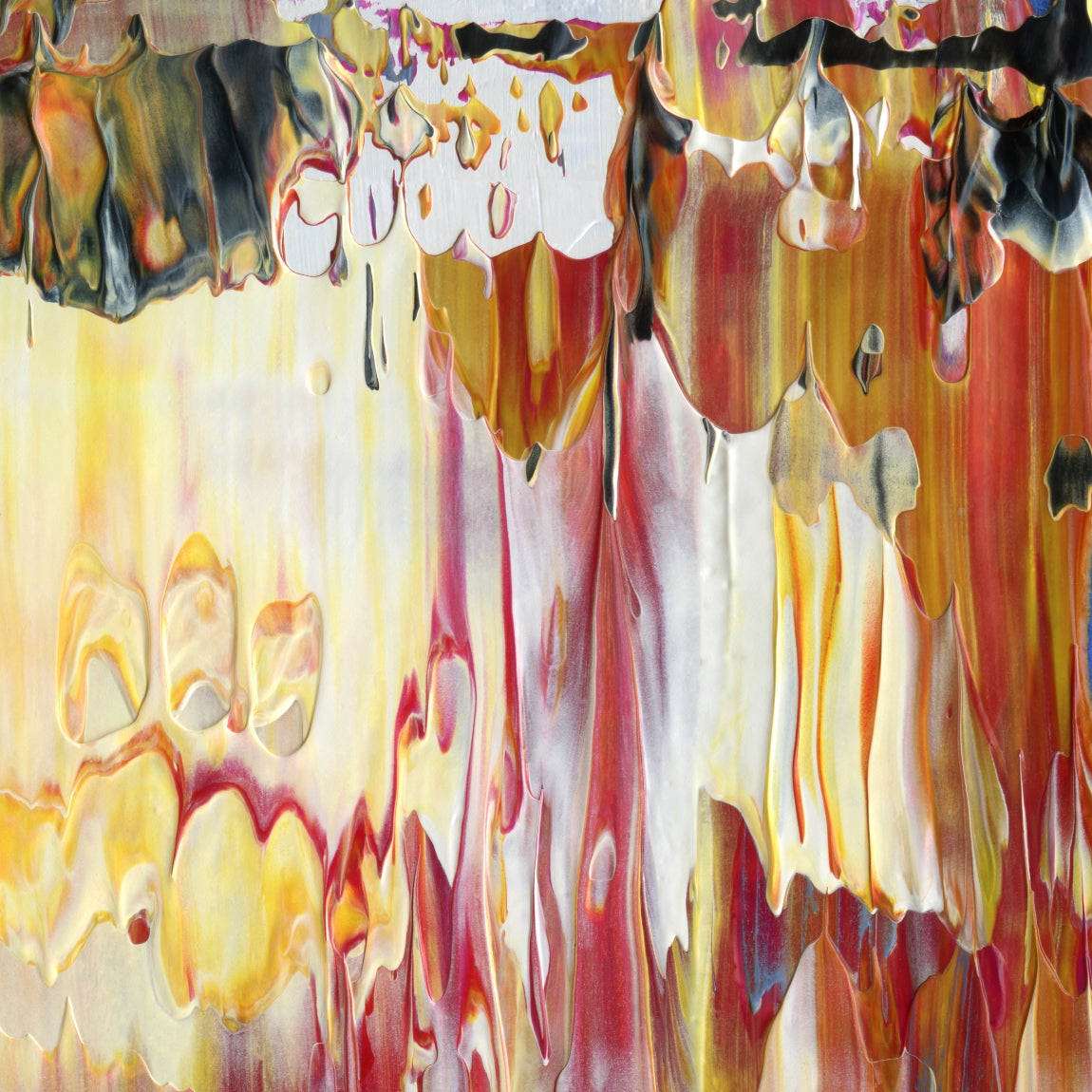 Angelic Rebellion A5 is an abstract oil-on-canvas artwork, a fractal of its parent painting Angelic Rebellion created by Anna Judd for the Scales Collection.