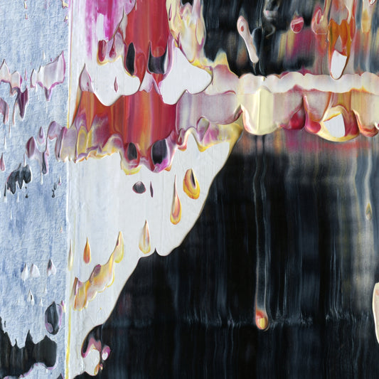 Angelic Rebellion C1 is an abstract oil-on-canvas artwork, a fractal of its parent painting Angelic Rebellion created by Anna Judd for the Scales Collection.