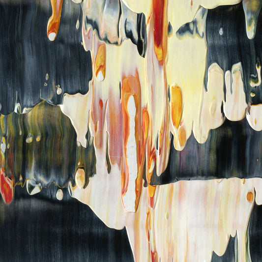 Angelic Rebellion D4 is an abstract oil-on-canvas artwork, a fractal of its parent painting Angelic Rebellion created by Anna Judd for the Scales Collection.