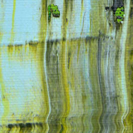 Approaching Aeaea B4 is an abstract oil-on-canvas artwork, a fractal of its parent painting Approaching Aeaea created by Anna Judd for the Scales Collection.