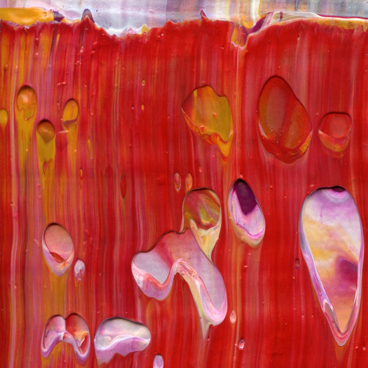 Baking with Sylvia A1 is an abstract oil-on-canvas artwork, a fractal of its parent painting Baking with Sylvia created by Anna Judd for the Scales Collection.
