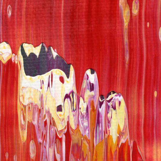 Baking with Sylvia B3 is an abstract oil-on-canvas artwork, a fractal of its parent painting Baking with Sylvia created by Anna Judd for the Scales Collection.