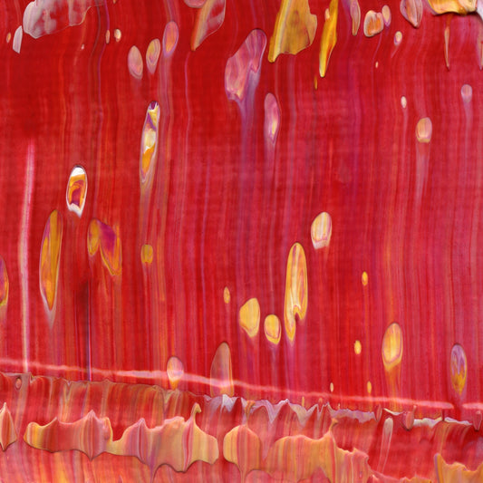 Baking with Sylvia E3 is an abstract oil-on-canvas artwork, a fractal of its parent painting Baking with Sylvia created by Anna Judd for the Scales Collection.