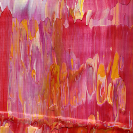 Baking with Sylvia E4 is an abstract oil-on-canvas artwork, a fractal of its parent painting Baking with Sylvia created by Anna Judd for the Scales Collection.