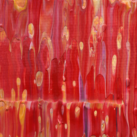 Baking with Sylvia F2 is an abstract oil-on-canvas artwork, a fractal of its parent painting Baking with Sylvia created by Anna Judd for the Scales Collection.