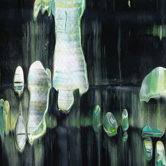 Barefoot Catabasis C4 is an abstract oil-on-canvas artwork, a fractal of its parent painting Barefoot Catabasis created by Anna Judd for the Scales Collection.