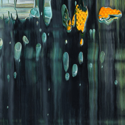 Barefoot Catabasis F3 is an abstract oil-on-canvas artwork, a fractal of its parent painting Barefoot Catabasis created by Anna Judd for the Scales Collection.