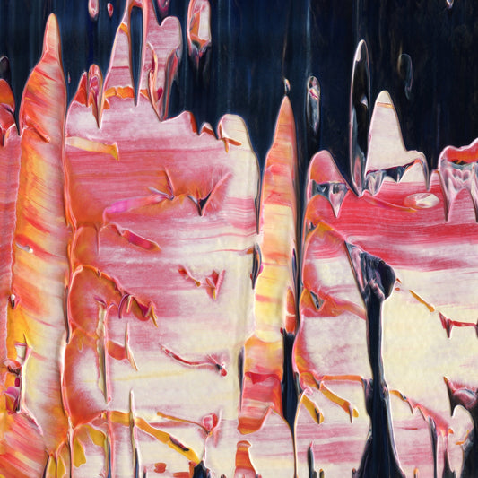 Barren My Soul C3 is an abstract oil-on-canvas artwork, a fractal of its parent painting Barren My Soul created by Anna Judd for the Scales Collection.