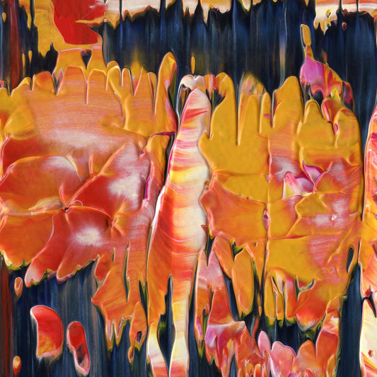 Barren My Soul D2 is an abstract oil-on-canvas artwork, a fractal of its parent painting Barren My Soul created by Anna Judd for the Scales Collection.
