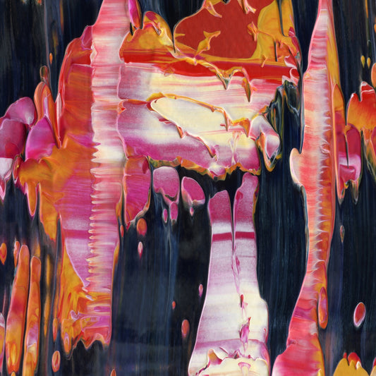 Barren My Soul F1 is an abstract oil-on-canvas artwork, a fractal of its parent painting Barren My Soul created by Anna Judd for the Scales Collection.