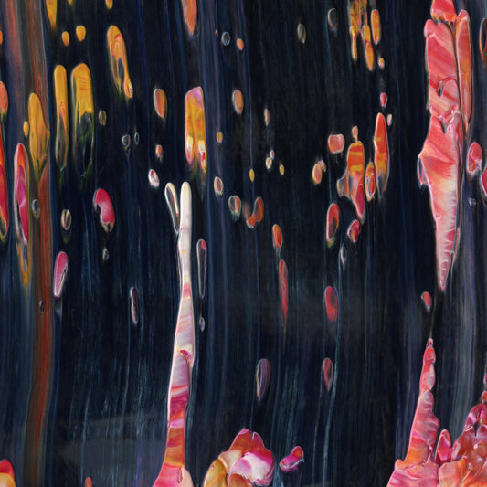 Barren My Soul F2 is an abstract oil-on-canvas artwork, a fractal of its parent painting Barren My Soul created by Anna Judd for the Scales Collection.