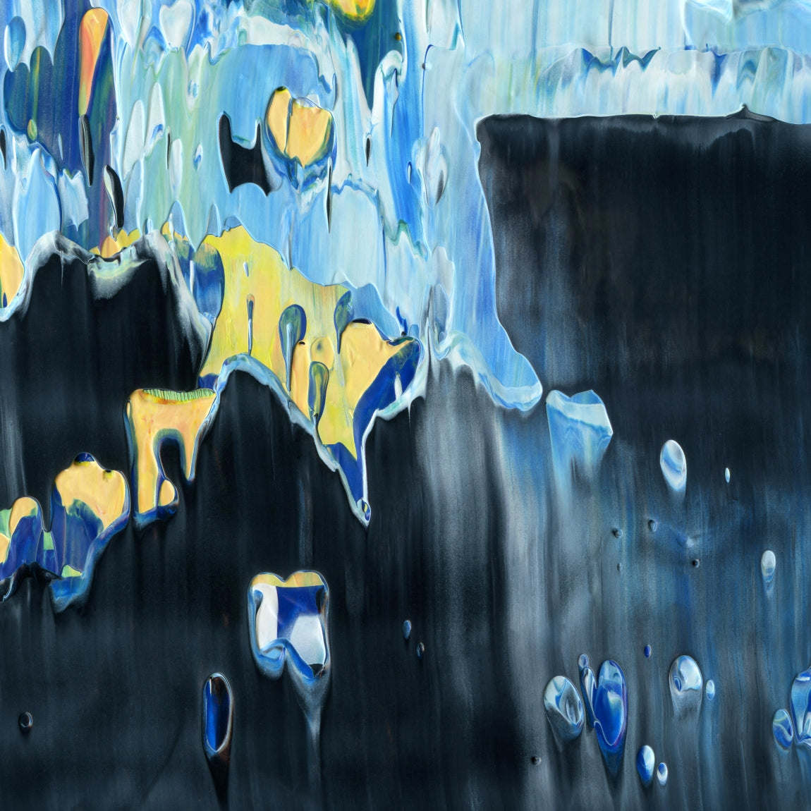 Beachcombing at Thanatopsis B4 is an abstract oil-on-canvas artwork, a fractal of its parent painting Beachcombing at Thanatopsis created by Anna Judd for the Scales Collection.