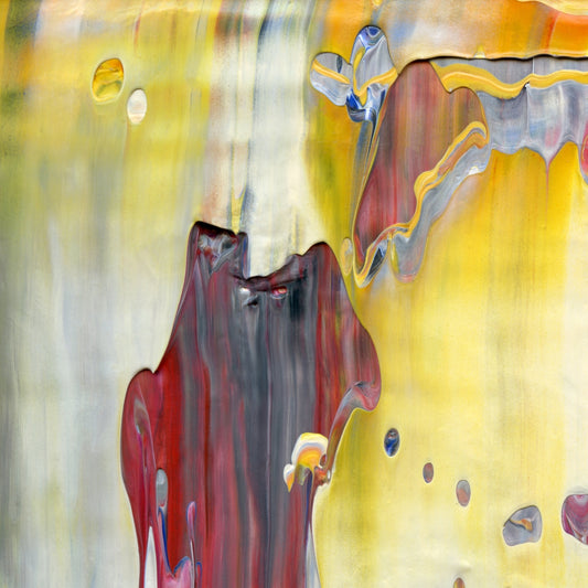 Becoming One With Loss A1 is an abstract oil-on-canvas artwork, a fractal of its parent painting Becoming One With Loss created by Anna Judd for the Scales Collection.