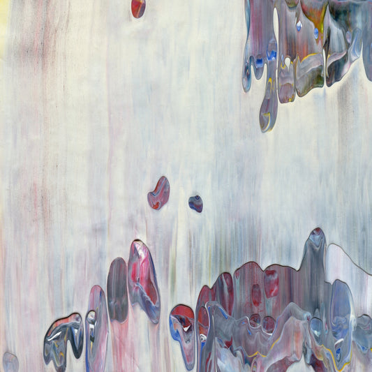 Becoming One With Loss B2 is an abstract oil-on-canvas artwork, a fractal of its parent painting Becoming One With Loss created by Anna Judd for the Scales Collection.