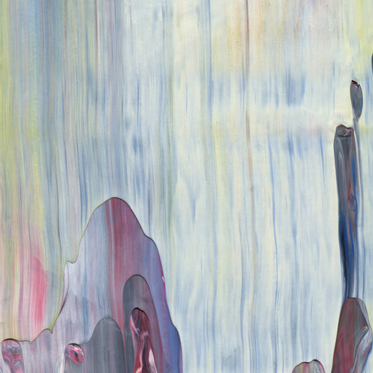 Becoming One With Loss C4 is an abstract oil-on-canvas artwork, a fractal of its parent painting Becoming One With Loss created by Anna Judd for the Scales Collection.