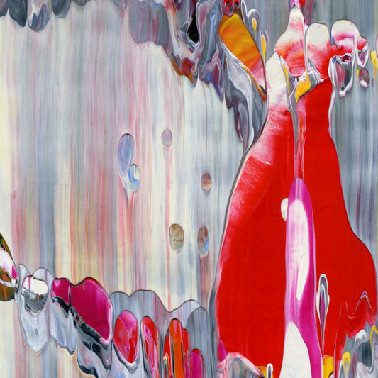 Becoming One With Loss D2 is an abstract oil-on-canvas artwork, a fractal of its parent painting Becoming One With Loss created by Anna Judd for the Scales Collection.