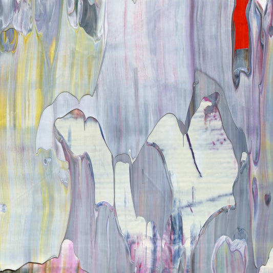 Becoming One With Loss E3 is an abstract oil-on-canvas artwork, a fractal of its parent painting Becoming One With Loss created by Anna Judd for the Scales Collection.