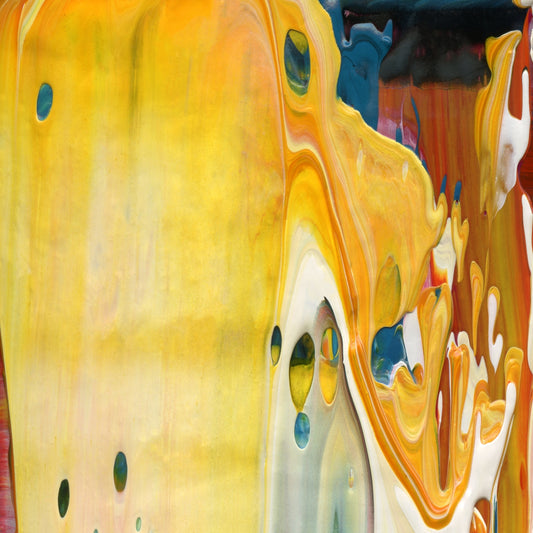 Belief is the Enemy of Knowing A1 is an abstract oil-on-canvas artwork, a fractal of its parent painting Belief is the Enemy of Knowing created by Anna Judd for the Scales Collection.