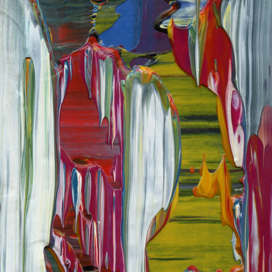 Belief is the Enemy of Knowing E4 is an abstract oil-on-canvas artwork, a fractal of its parent painting Belief is the Enemy of Knowing created by Anna Judd for the Scales Collection.