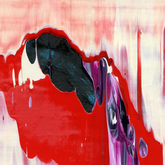 Biden's Melting Cone A3 is an abstract oil-on-canvas artwork, a fractal of its parent painting Biden's Melting Cone created by Anna Judd for the Scales Collection.
