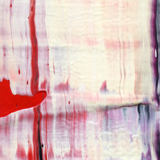 Biden's Melting Cone D4 is an abstract oil-on-canvas artwork, a fractal of its parent painting Biden's Melting Cone created by Anna Judd for the Scales Collection.